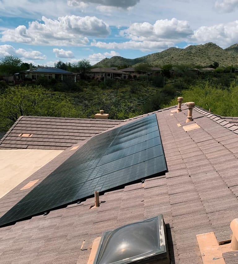 Tile Inset Solar Install